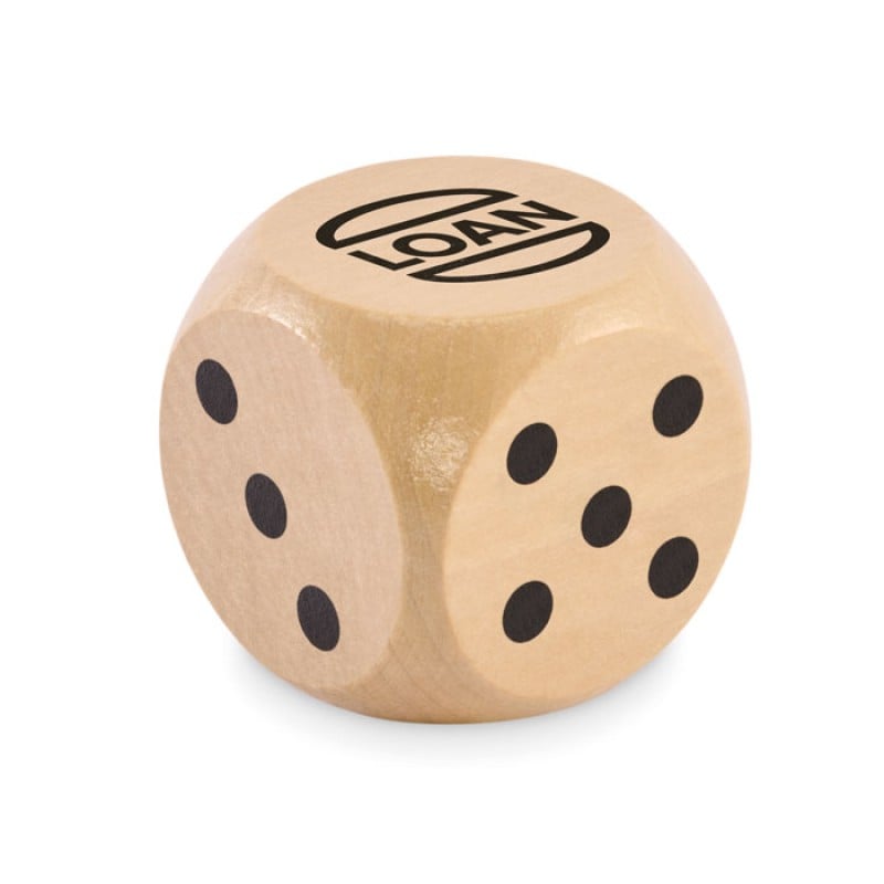 Schima dobbelsteen - hout - 5 cm - FSC