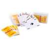 Speelkaartenset - karton - verpakt in transparant kunststof doosje