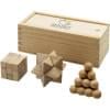 Brainiac puzzel - 3 puzzels - hout - geschenkverpakking