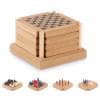 Coastgame onderzetter spellenset - MDF en kurk - 4 spellen