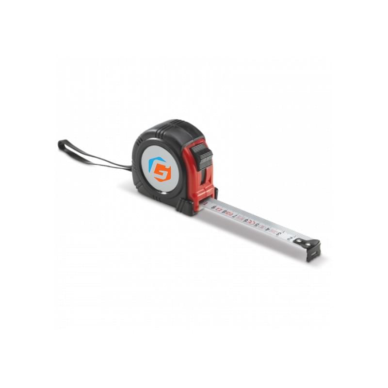 Giant rolmaat - 3 m - ABS/metaal - broekklem