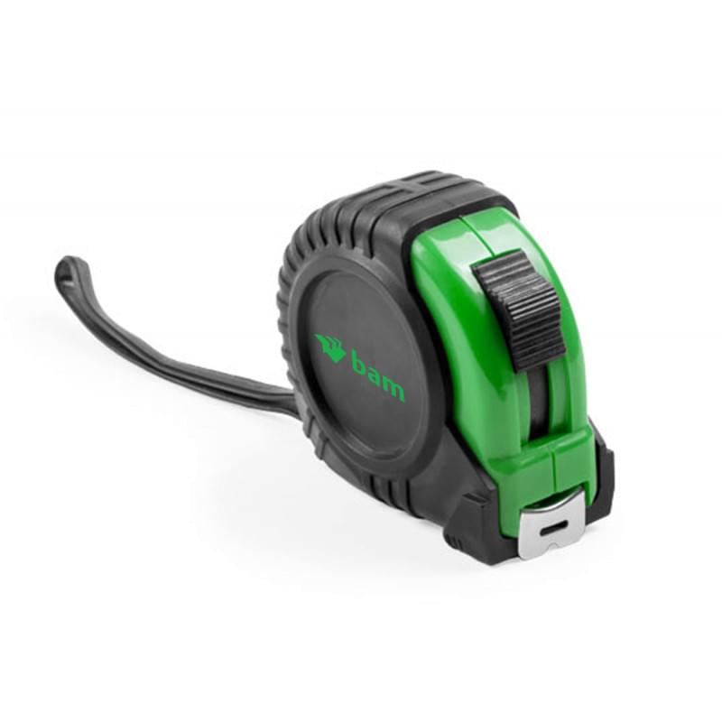 Grade rolmaat - 3 m - kunststof - vergrendelingsmachine - riemclip