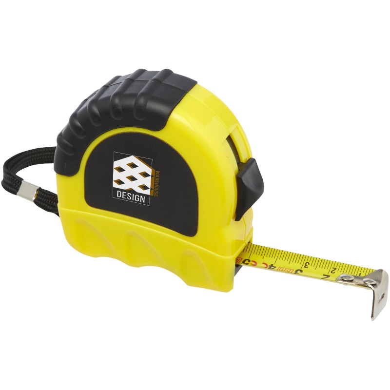 Rolmaat - 5 m - gerecycled plastic - riemclip - polsband