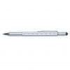 5 in 1 toolpen - metaal - blauwe inkt - 5 functies