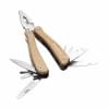 Beechwood multitool multitang - RVS en hout - 9-delig - 11 functies - in doosje
