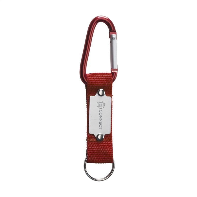 KeyTex karabijnhaak - metaal - 11.5 cm - met sleutelring