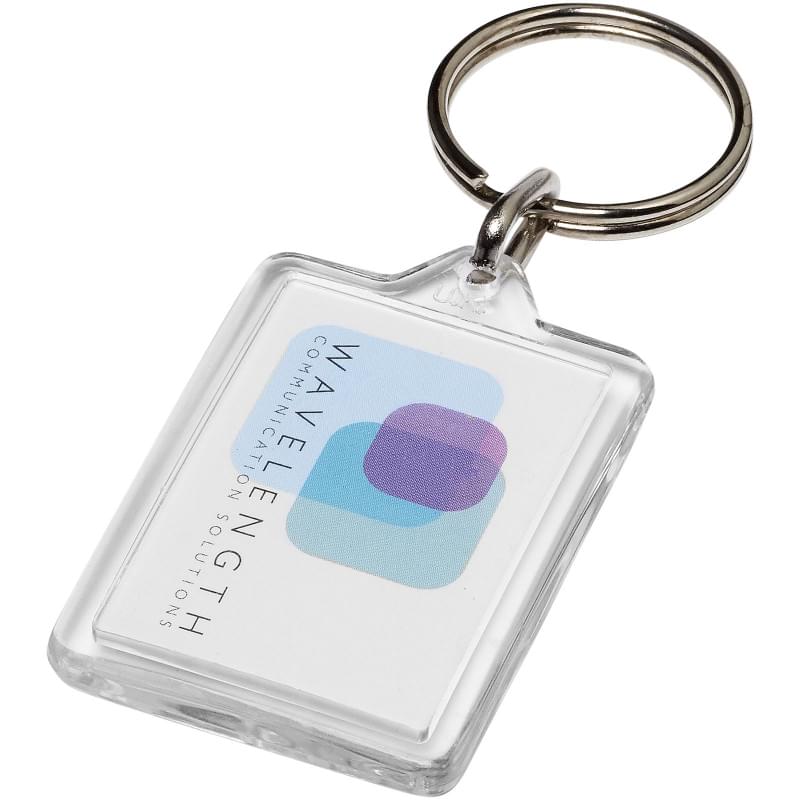 Midi Y1 sleutelhanger - kunststof - 4.7 cm - inzetstuk of foto