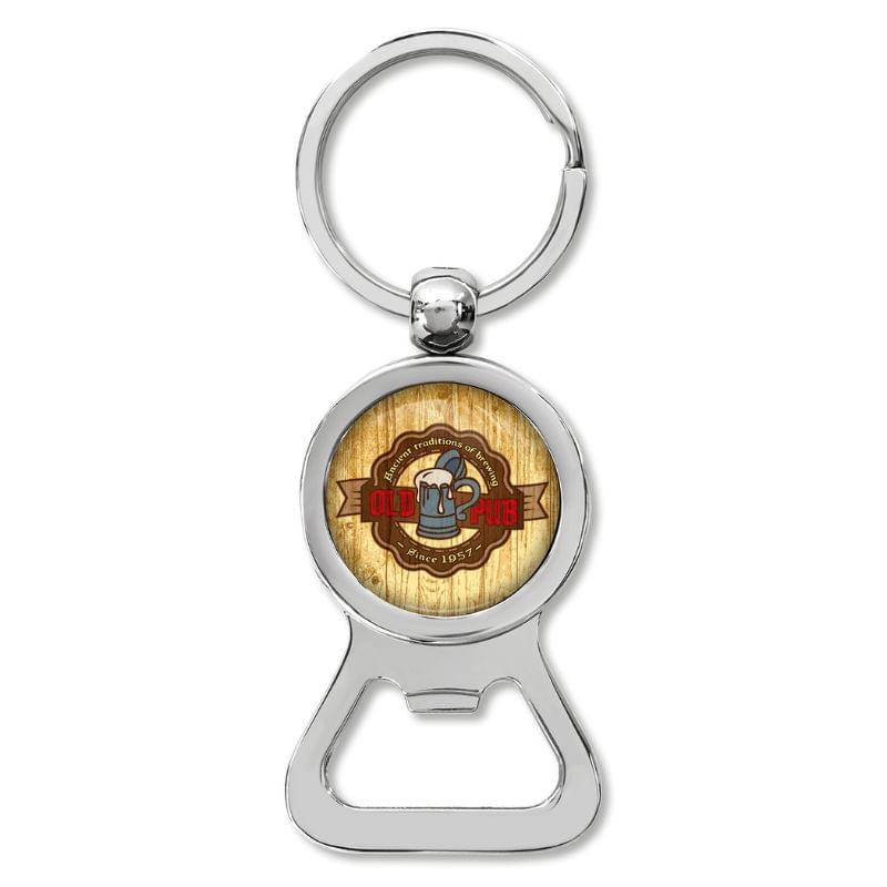 Sleutelhanger - metaal - flesopener