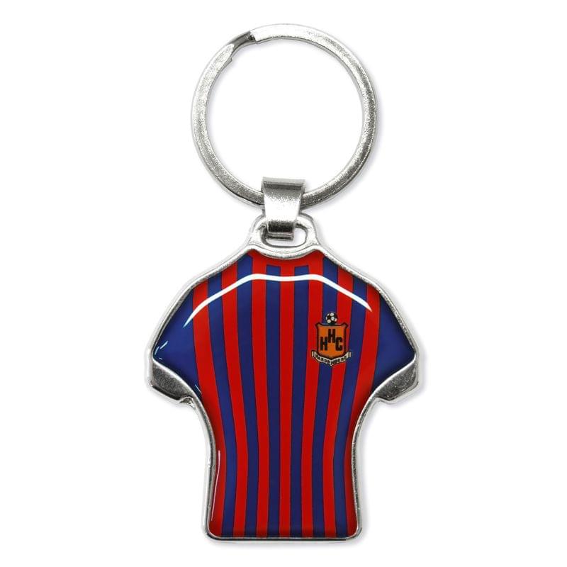 T-shirt sleutelhanger - metaal - 4.5 cm - met doming label