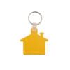 Huis sleutelhanger - kunststof - 4.5 cm