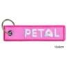 Sleutelhanger - katoen en polyester - 13 cm - borduring