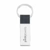 Palmer sleutelhanger - metaal - 8.5 cm - zwart PU lederlook