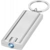 Sleutelhanger met LED-lampje - kunststof - 6 cm