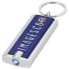 Sleutelhanger met LED-lampje - kunststof - 6 cm