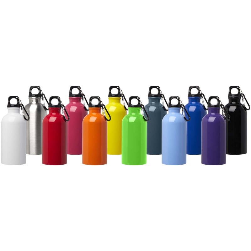 Oregon RCS waterfles 400ml - gerecycled RVS - enkelwandig - karabijnhaak
