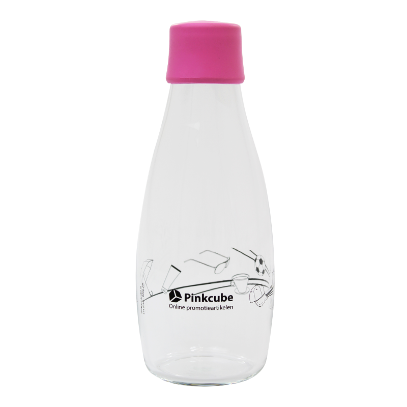 Retap Bottle 500 ml - glas recycled - schroefdop