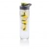 Waterfles fruitinfuser 800 ml - tritan - met draaglus