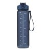 AquaSport waterfles 1000 ml - rPET - fliptopdop met rietje