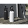 Giganto waterfles 1600 ml - aluminium recycled - fliptopdop met rietje