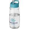 H2O Active® waterfles 600ml - rPET - transparant gekleurd 