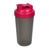 Protein shaker 600ml - kunststof - transparant - afsluitbare schroefdop