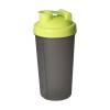 Protein shaker 600ml - kunststof - transparant - afsluitbare schroefdop