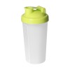 Protein shaker 600ml - kunststof - transparant - afsluitbare schroefdop