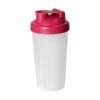 Protein shaker 600ml - kunststof - transparant - afsluitbare schroefdop