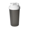 Protein shaker 600ml - kunststof - transparant - afsluitbare schroefdop