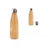 Swing thermosfles 500ml - RVS - dubbelwandig - natuurlijke hout look