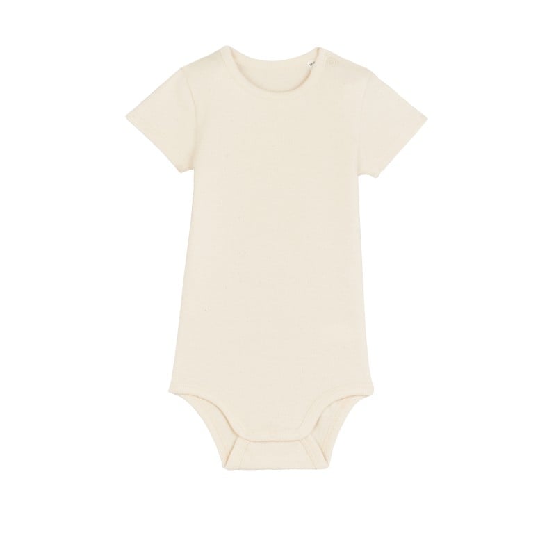 Baby rompertje - biologisch katoen - 210 g/m2 - korte mouwen