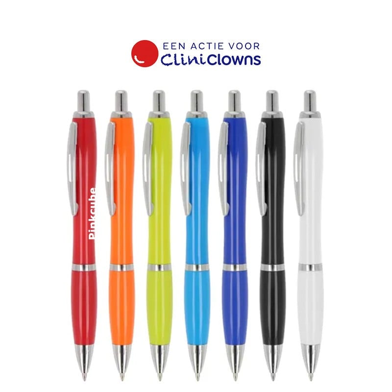 Hawaii balpen - rABS - blauwe inkt - hard colour