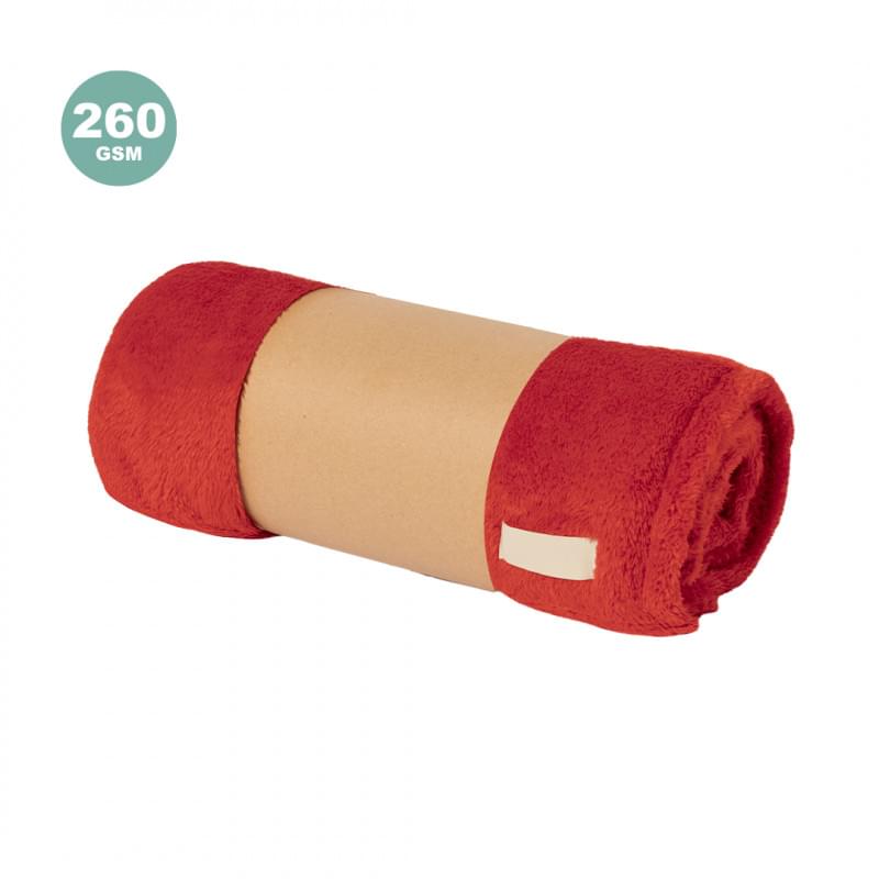 Fleecedeken- 260gr/m² - met kartonnen sleeve
