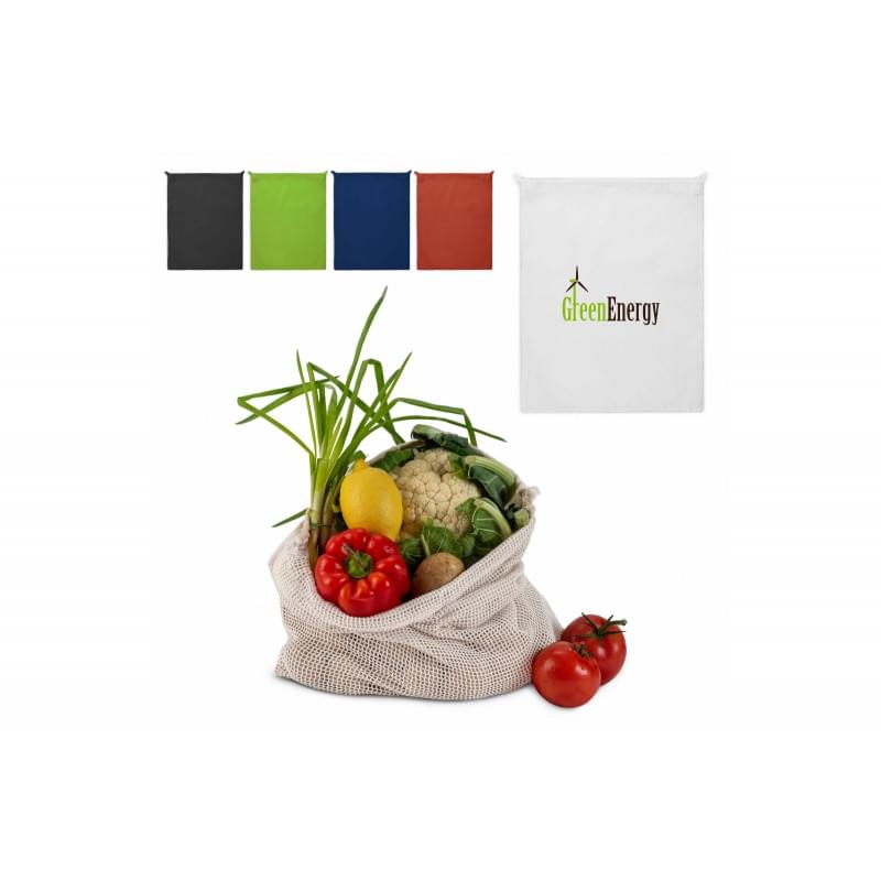 Groente en fruit zakje - katoen - 140 g/m² - 40 x 45 cm - Oeko-tex