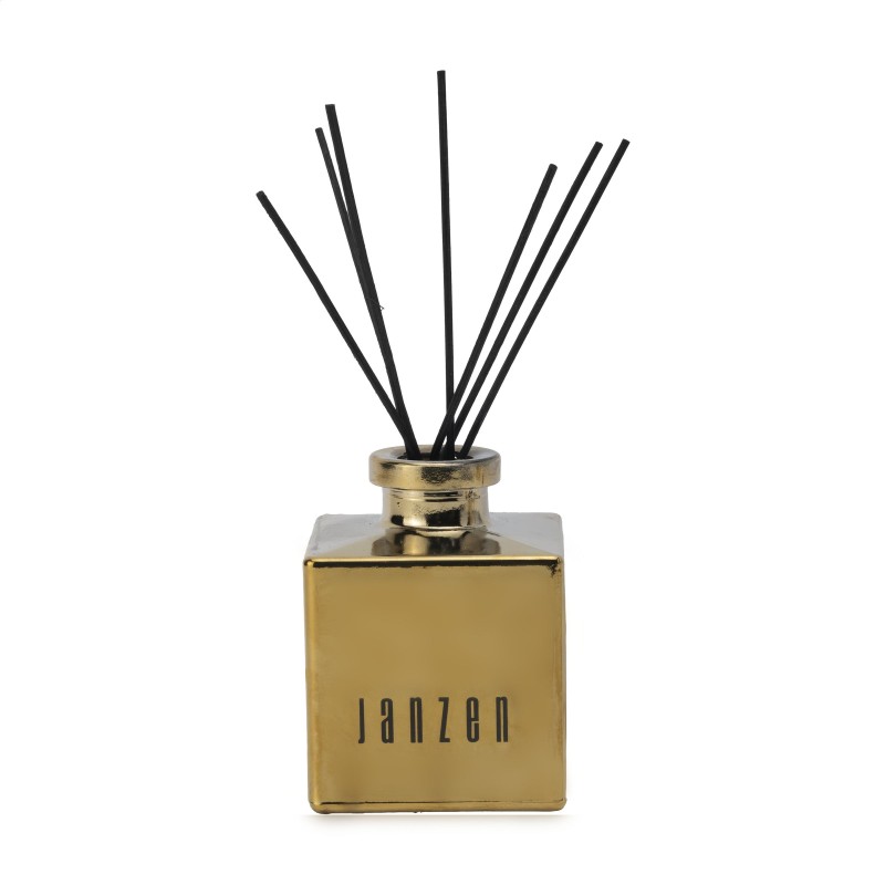 Janzen geurstokjes - glas/hout - Euphoria - 200 ml