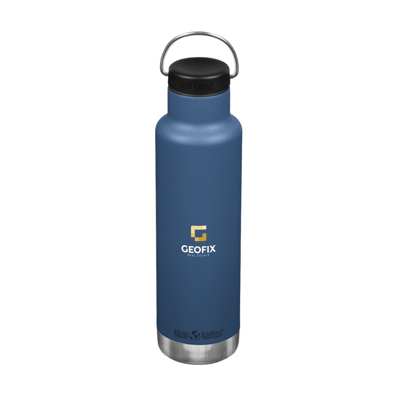 Klean Kanteen thermosdrinkfles 592 ml - gerecycled RVS - lekvrij - schroefdop