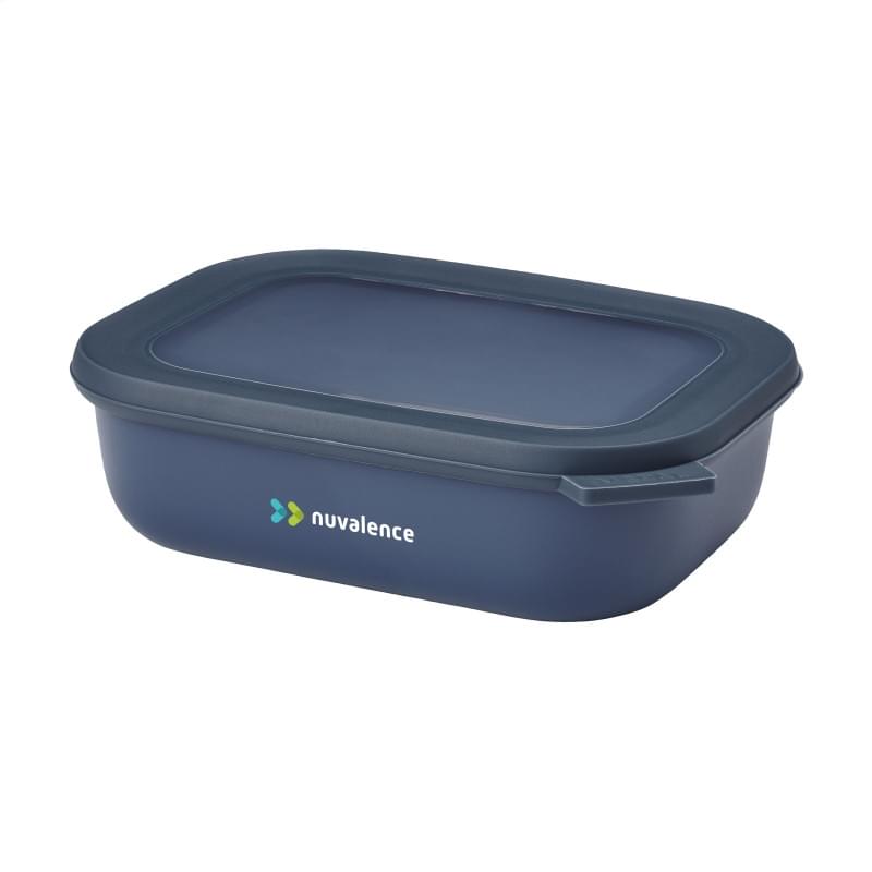 Mepal Cirqula multi lunchbox 1L - kunststof - luchtdicht - transparant venster