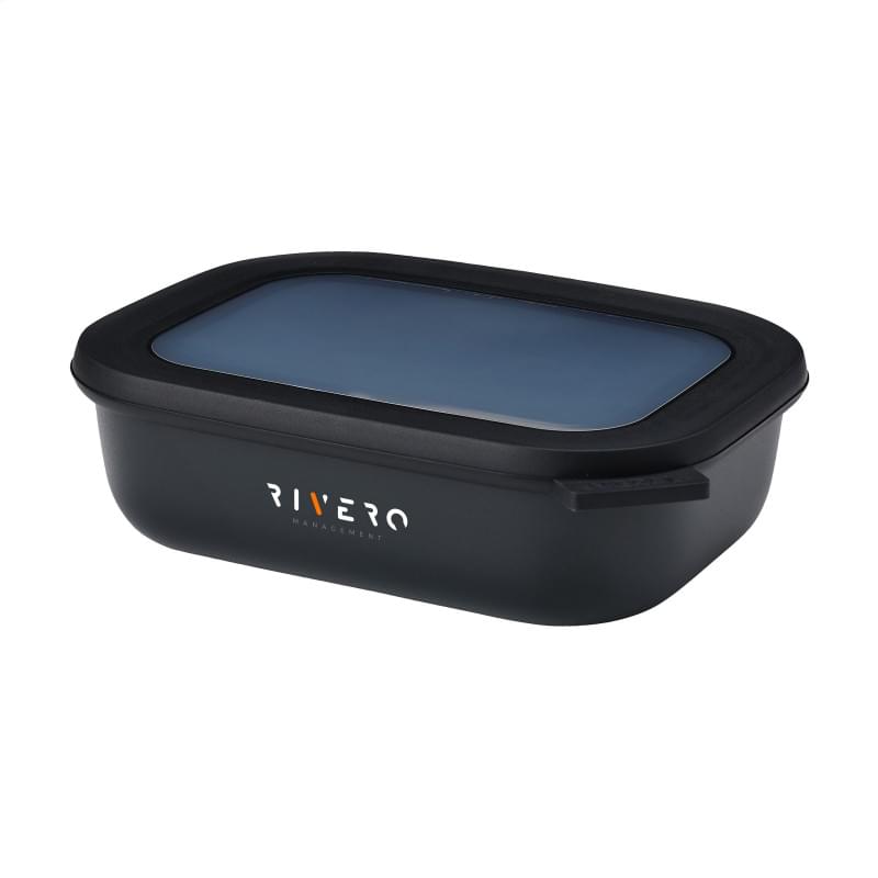 Mepal Cirqula multi lunchbox 1L - kunststof - luchtdicht - transparant venster