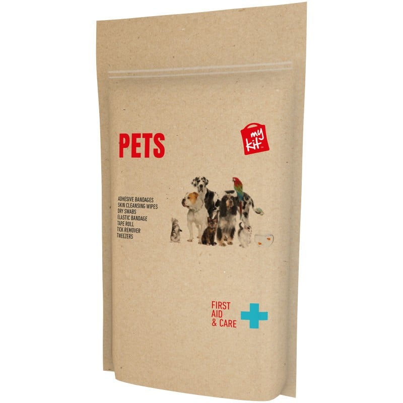 MyKit huisdieren set - gerecycled kraft papier - 22-delig