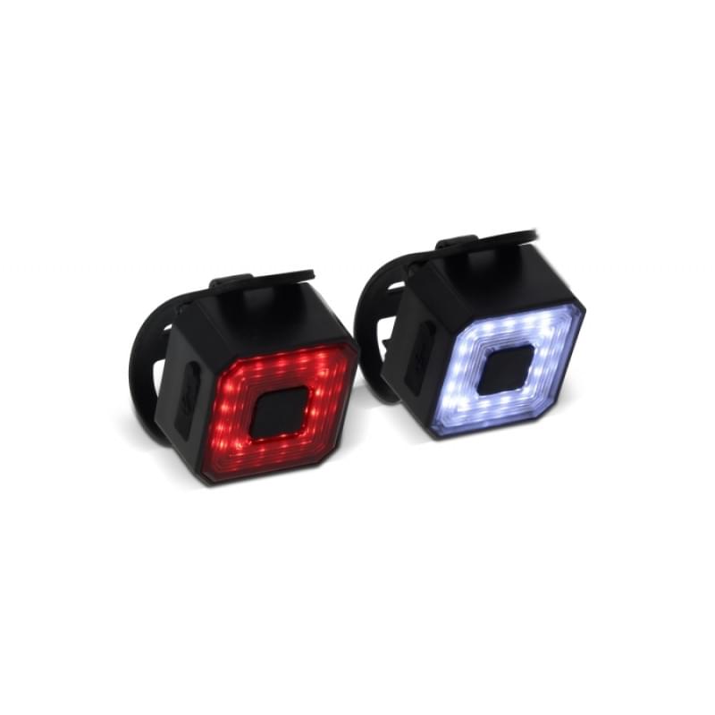 Oplaadbare fietslampjes set