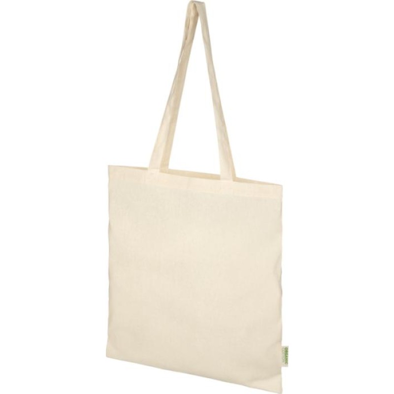 Orissa draagtas - organisch katoen - 100g/m² - 38 x 42 cm - lange hengsels