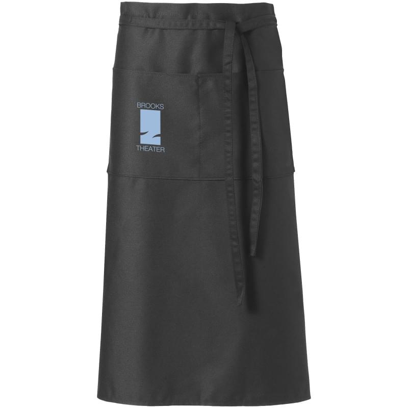 Skyla barkeepersschort - 87x72 cm - polyester/katoen - 240 g/m² - met twee zakken 