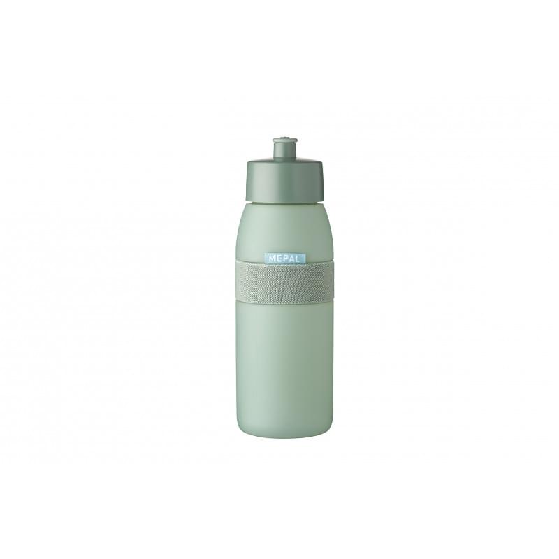 Mepal sportbidon 500ml - PE - soft touch - elastieken band
