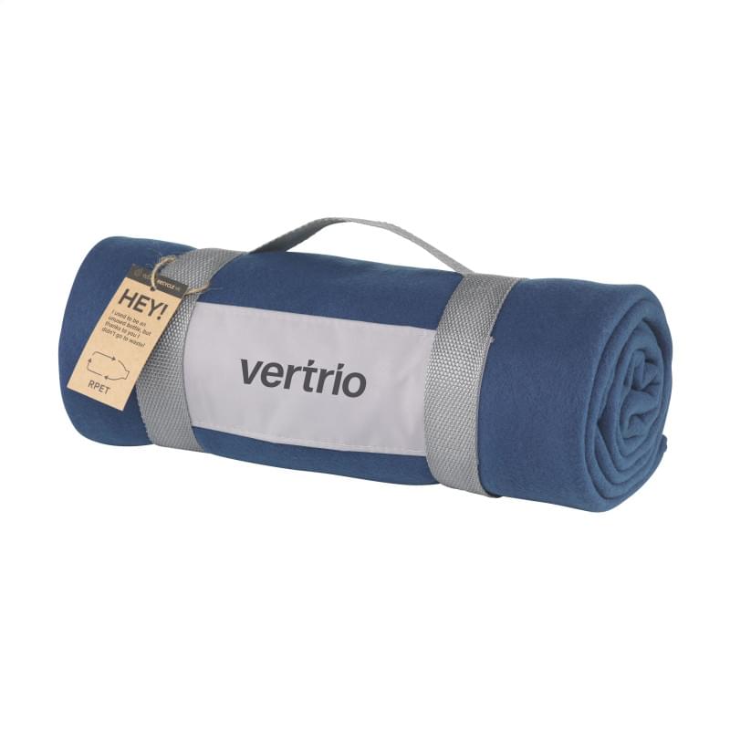 Fleecedeken - 180gr/m² - RPET - met handvat