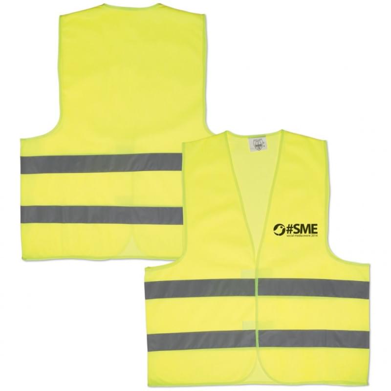Veiligheidsvest - polyester - voor volwassenen - klittenbandsluiting