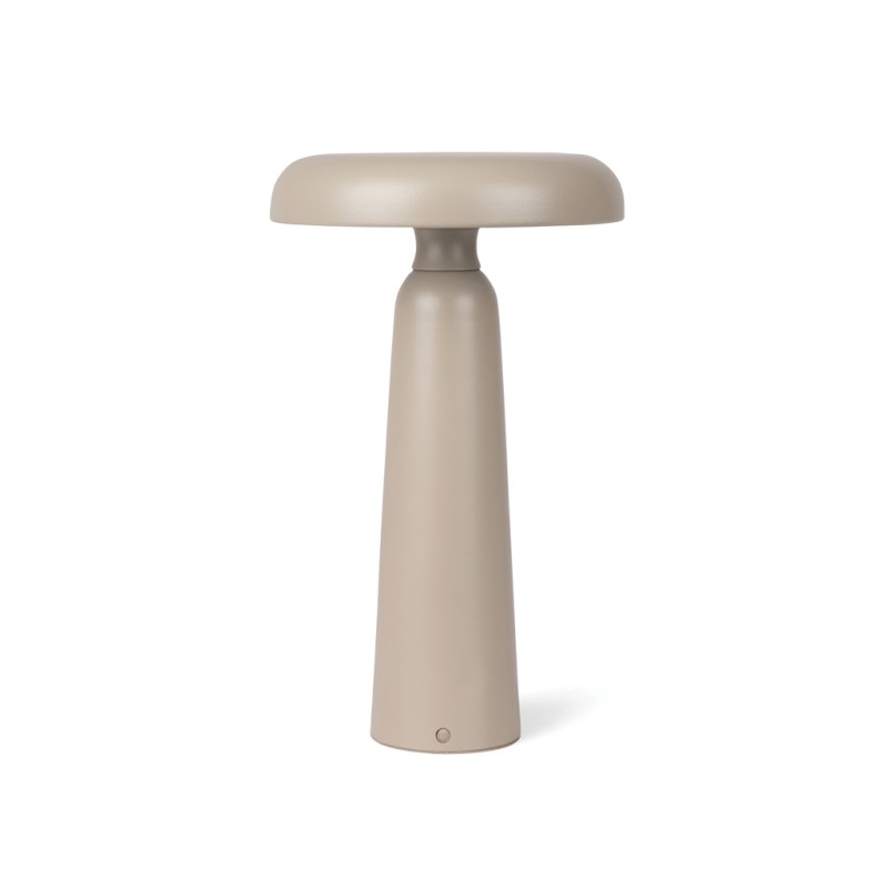 VINGA Avery RCS oplaadbare tafellamp - metaal/gerecycled kunststof - USB-C - touchfunctie
