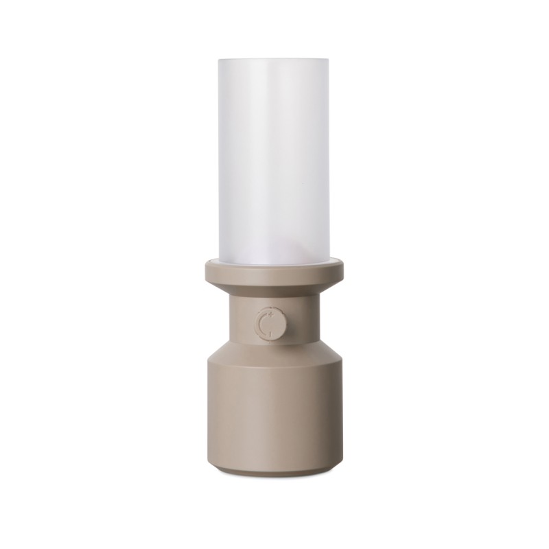 VINGA Niori RCS oplaadbare tafellamp - Gerecycled ABS - USB-C - met dimmer