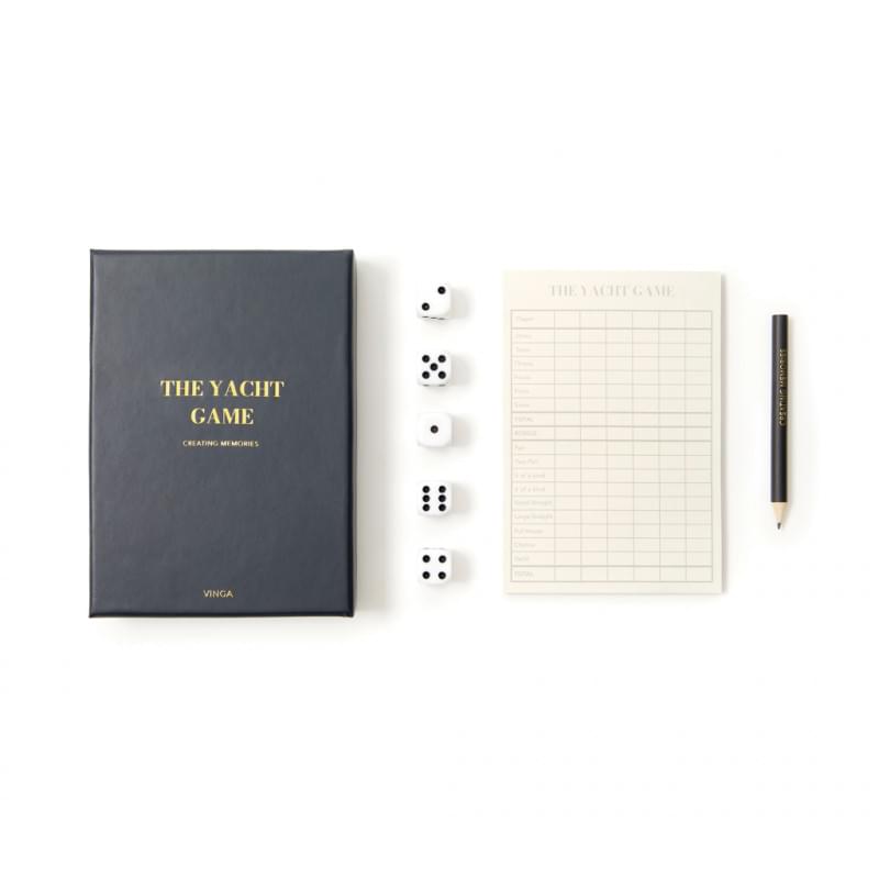 VINGA The Yacht dobbelspel - kunststof - geschenkverpakking