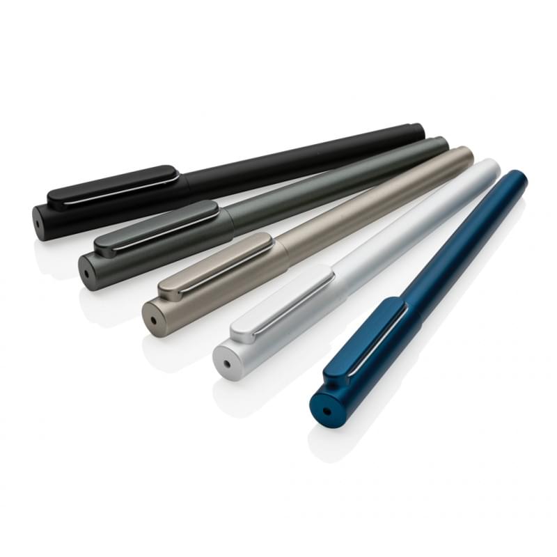 X6 pen met dop en ultra glide inkt, blauwschrijvend