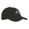 Brushed twill cap - katoen - 6 panelen - zilveren gespsluiting